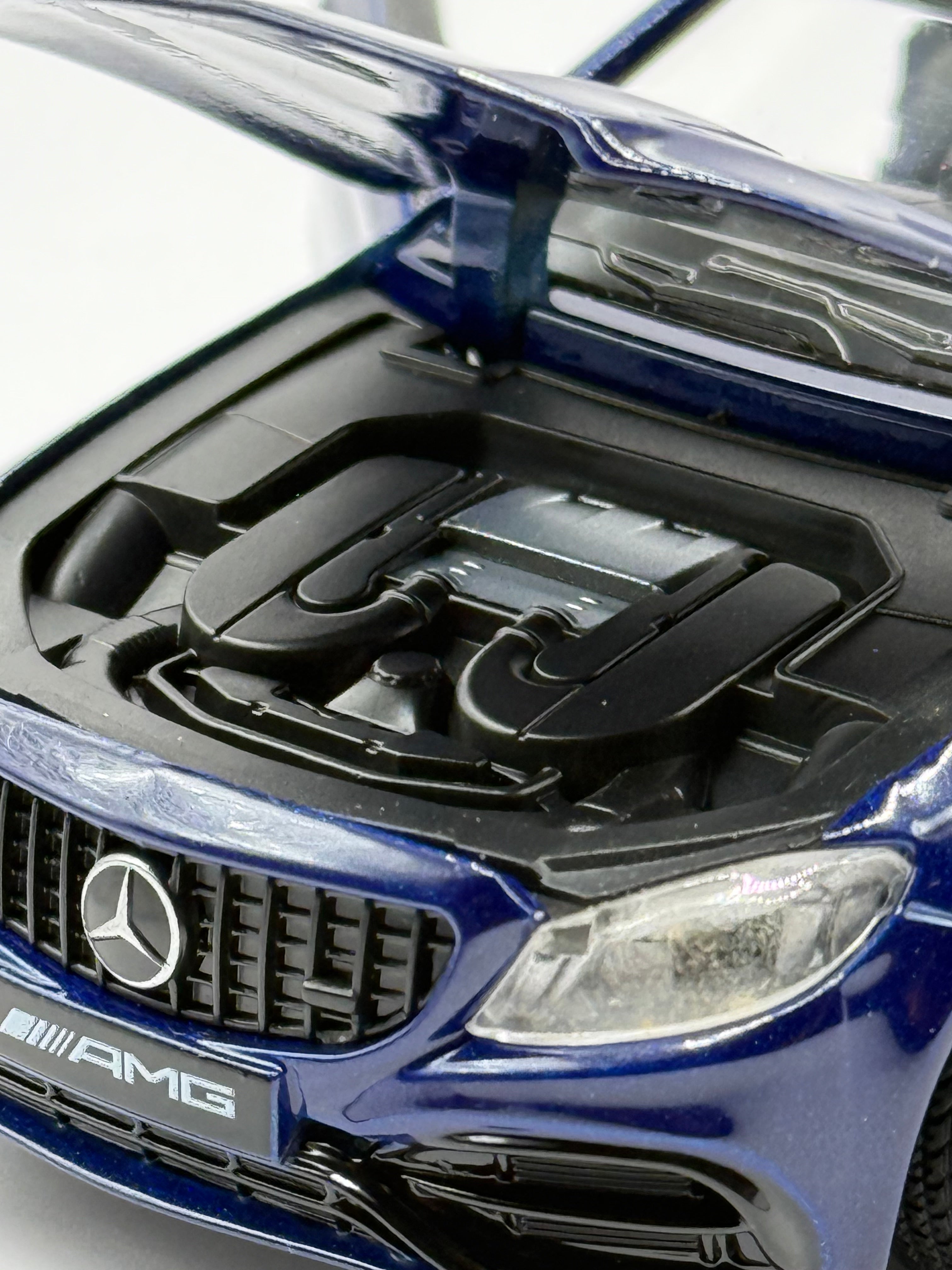 Licensed 1:32 Mercedes-Benz AMG C63S Blue Diecast Model Car