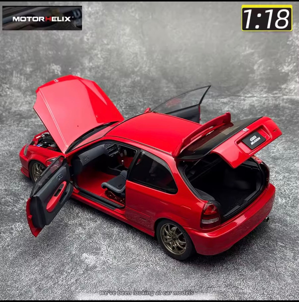 Motorhelix 1:18 Honda Civic Type R EK9 (M85007)