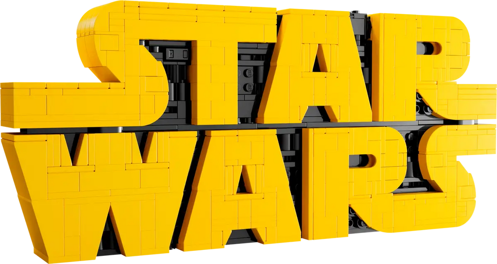 LEGO Star Wars Logo set 75407 iconic yellow brick letters