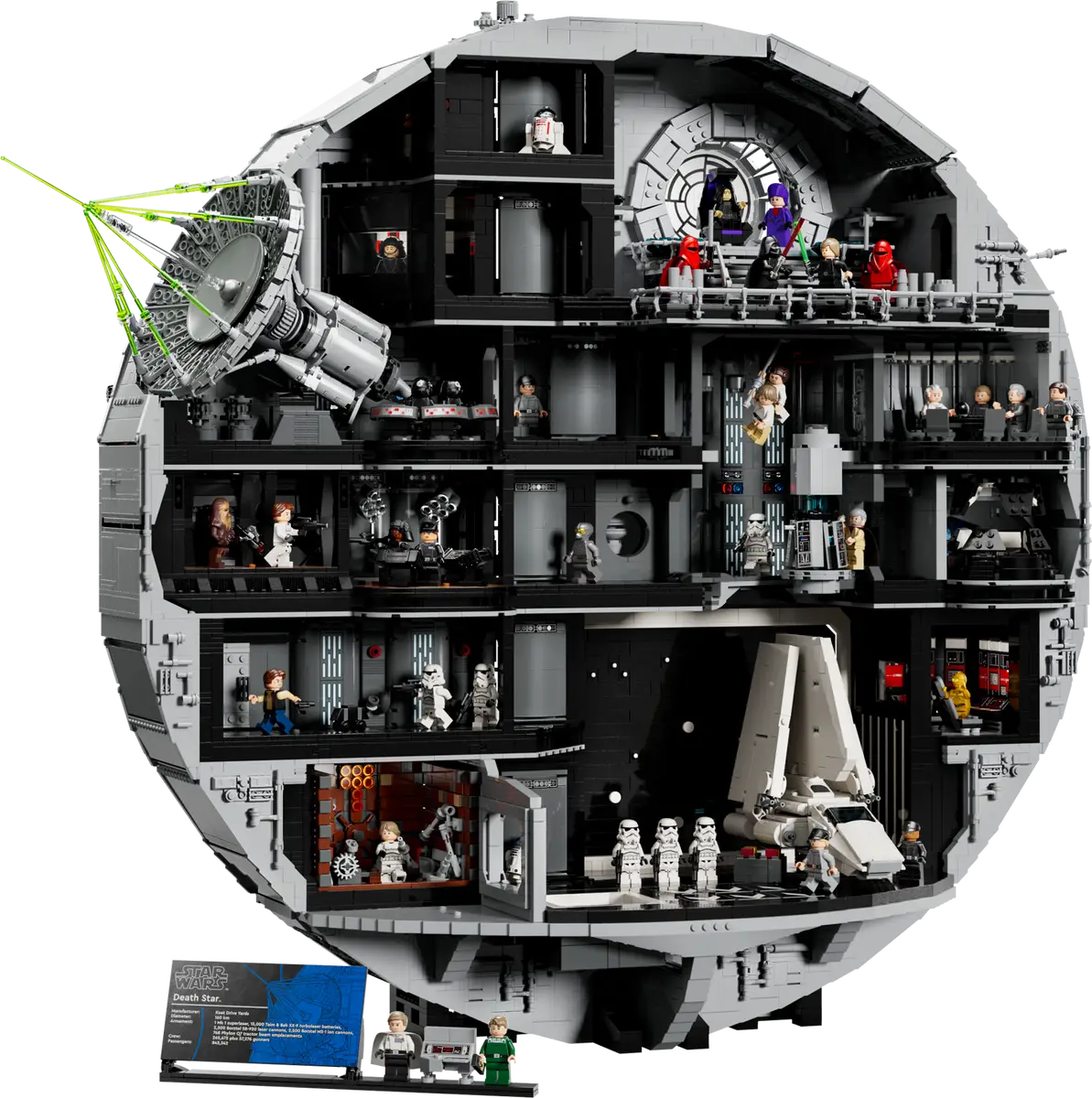 LEGO Star Wars UCS Death Star 75419 new 2025 model front view