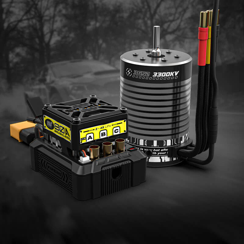 Rlaarlo XTS S-10 1/10 Scale 4WD Brushless RC Rally Car - RTR (Carbon Fiber Edition) Hobby Grade