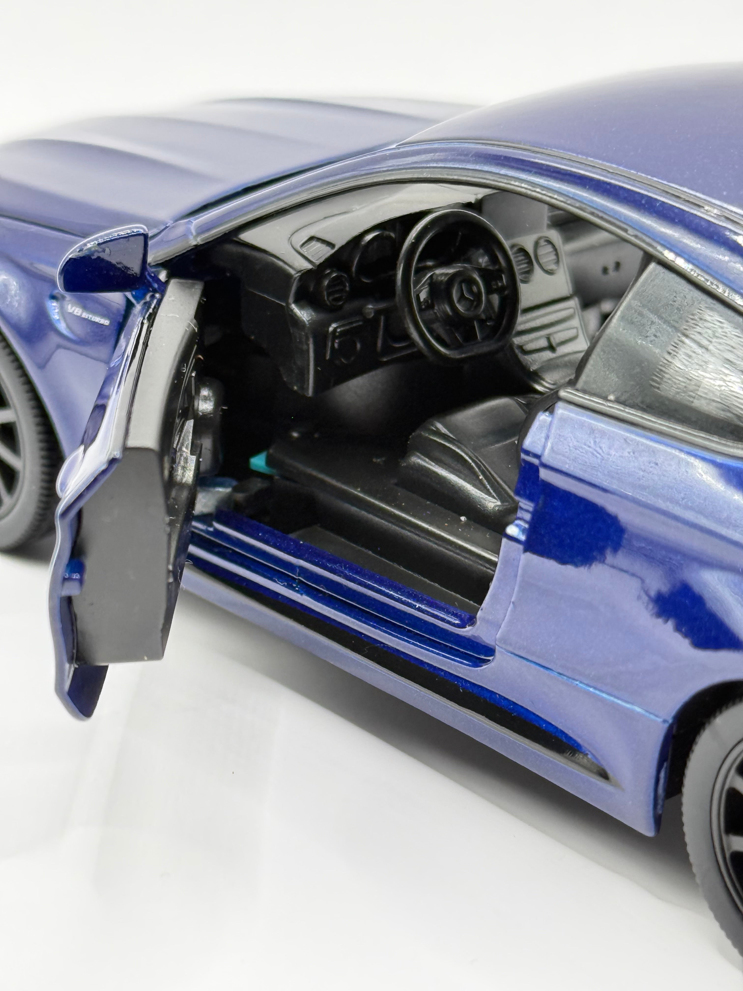 Mercedes C63S diecast toy car with opening doors and detailed interior