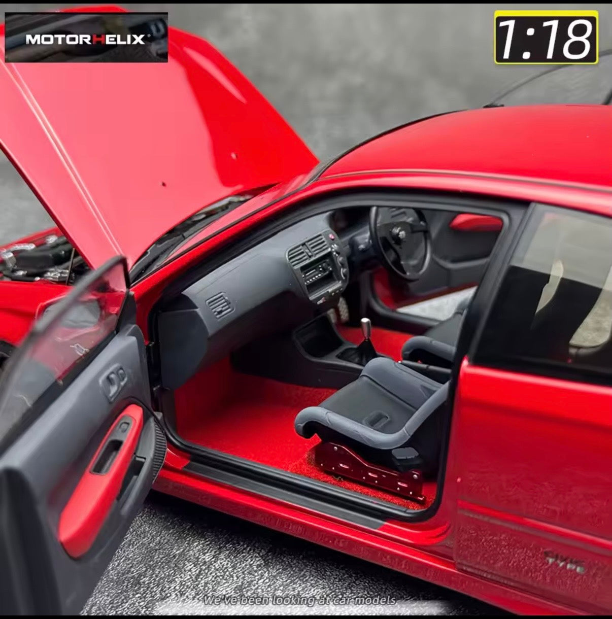 Motorhelix 1:18 Honda Civic Type R EK9 (M85007)