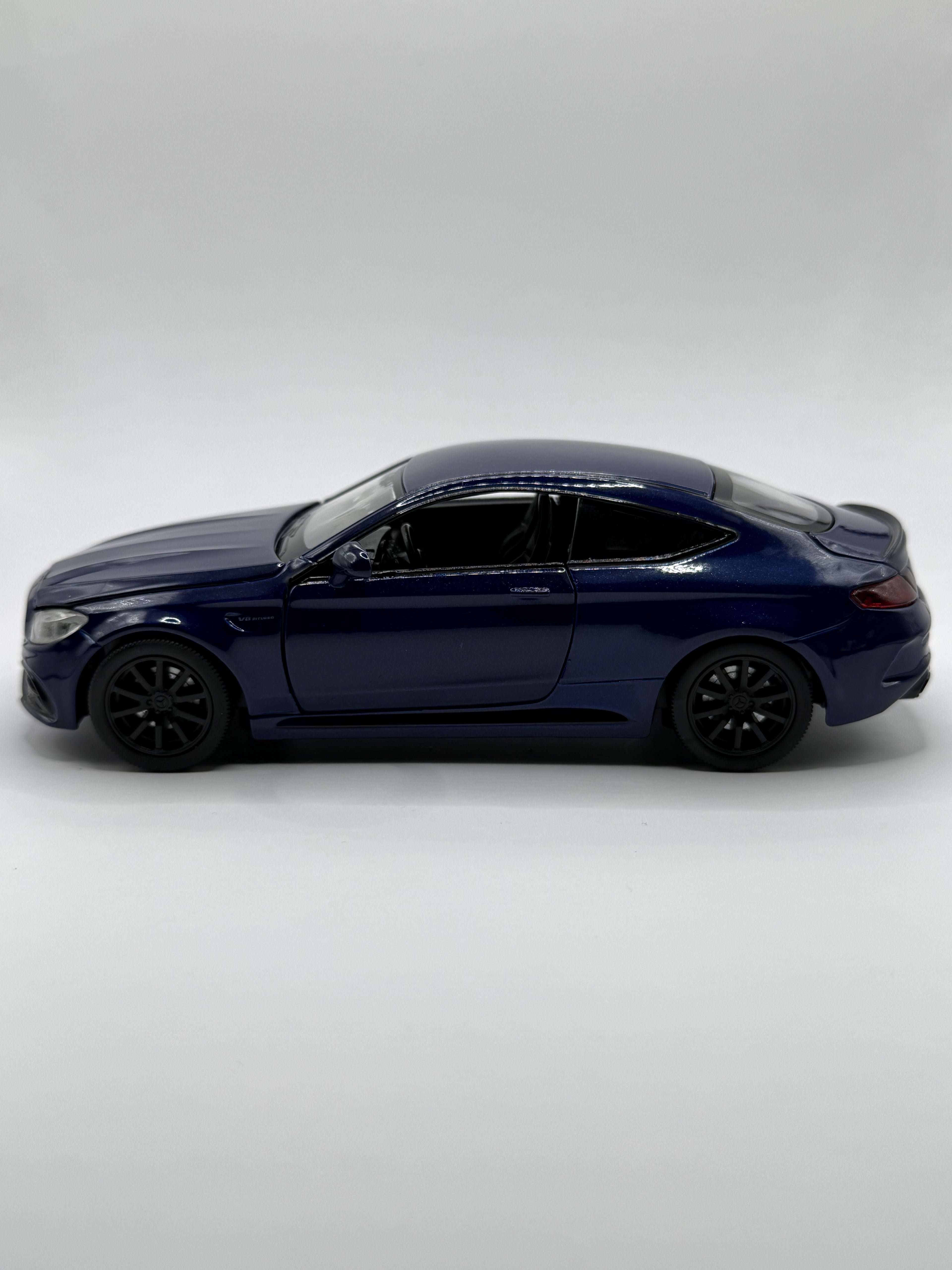 Licensed 1:32 Mercedes-Benz AMG C63S Blue Diecast Model Car