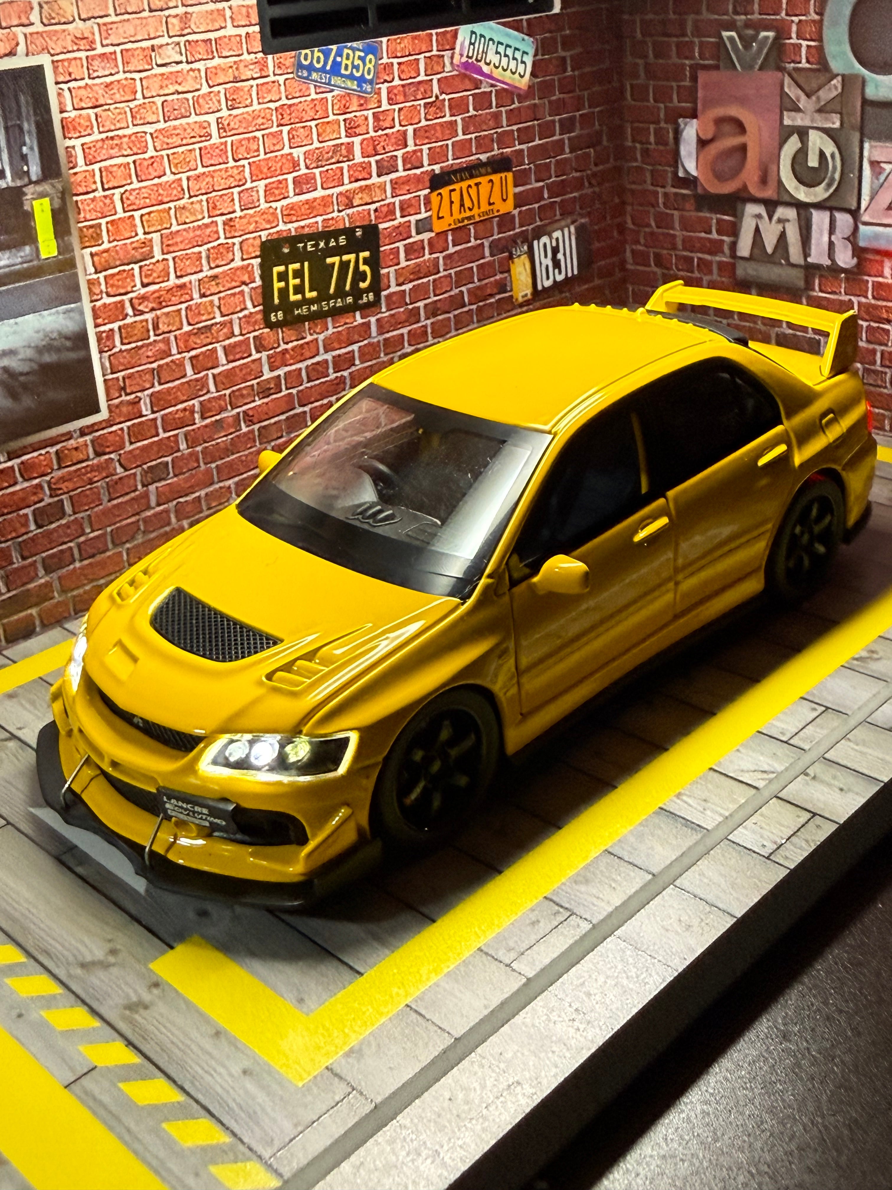 1:32 Mitsubishi Lancer Evo 9 Diecast Model | JDM Drift Car Replica