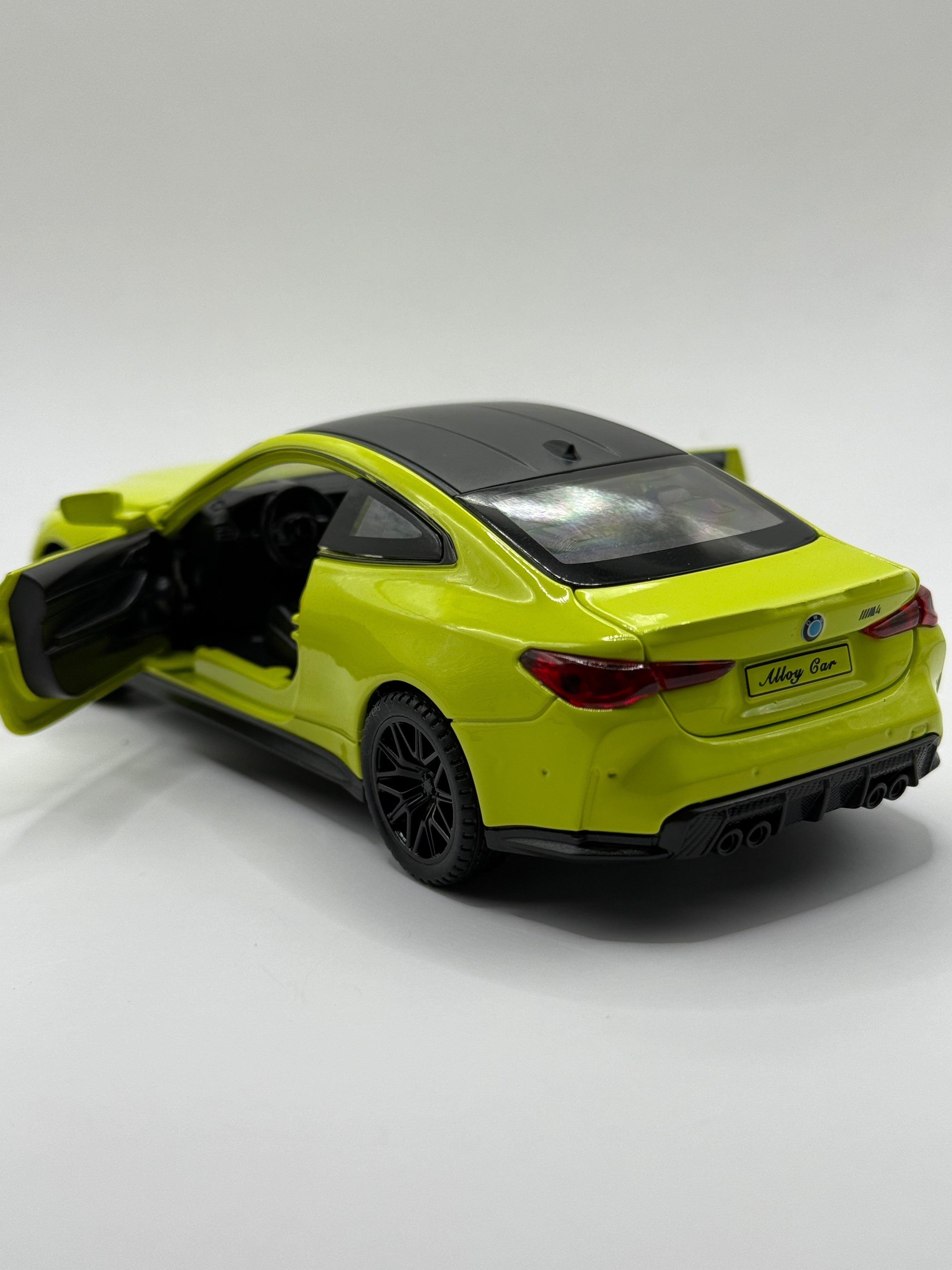 Licensed 1:32 BMW M4 Diecast Model Car - Detailed Alloy Metal Replica with Sound & Light