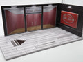 1/32 scale model car on realistic parking space diorama base.