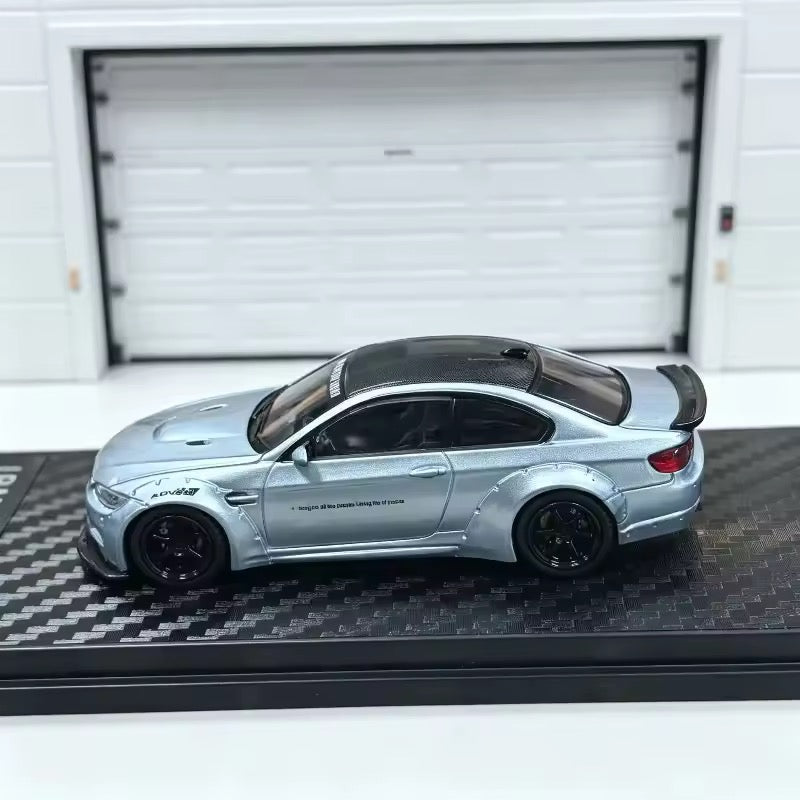 1/64 scale BMW M3 E92 diecast model car side view
