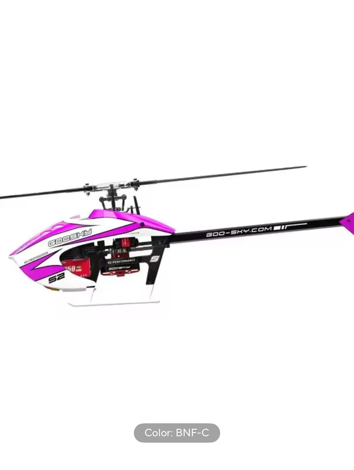 Goosky S2 Max BNF Electric RC Helicopter | Dual Brushless Direct Drive