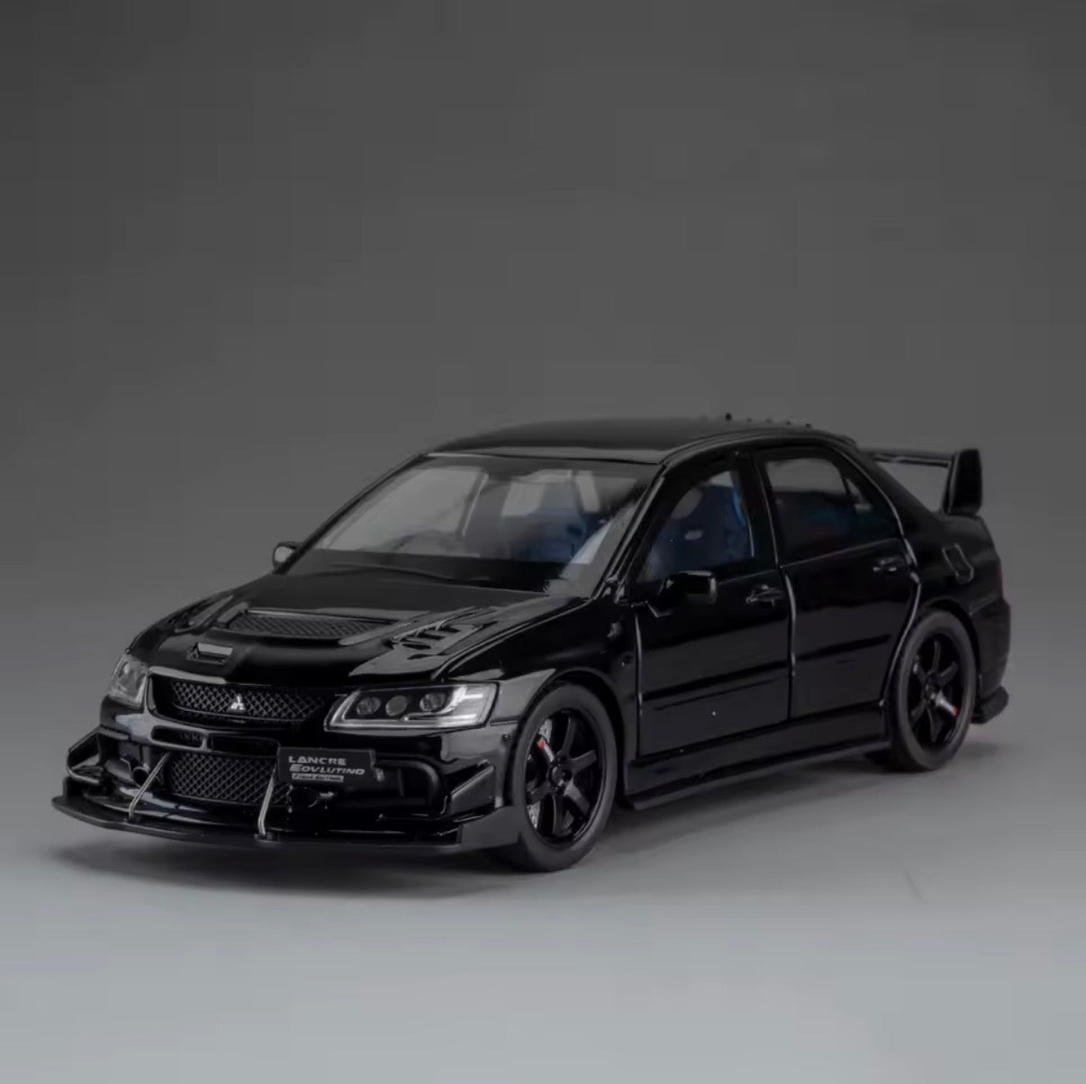 1:32 scale Mitsubishi Lancer Evo 9 diecast model front view