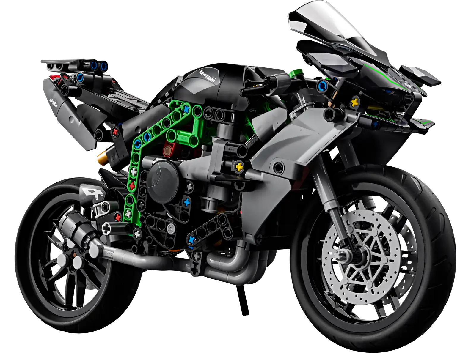 LEGO Technic Kawasaki Ninja H2R set 42170 side view