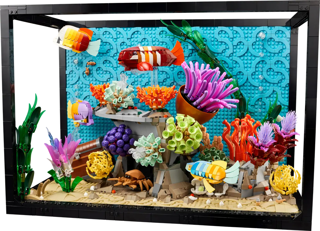 LEGO Icons Tropical Aquarium set 10366 front view
