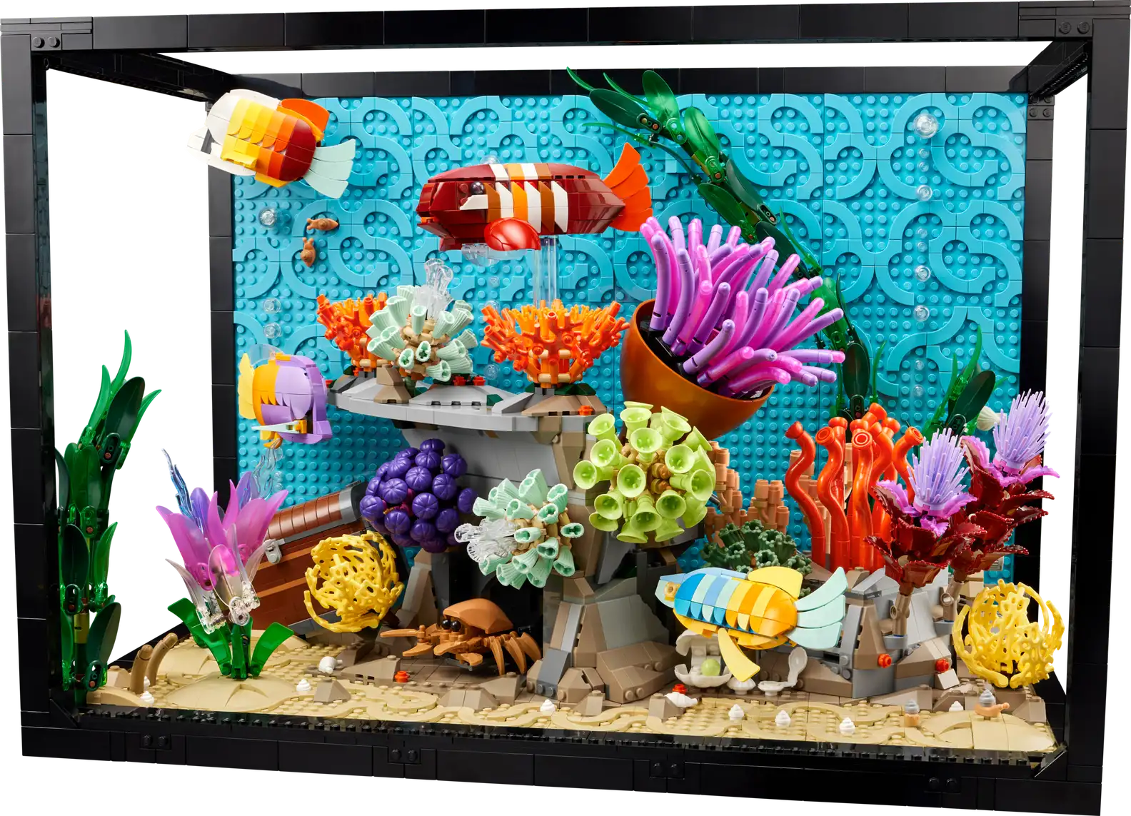 LEGO Icons Tropical Aquarium set 10366 front view