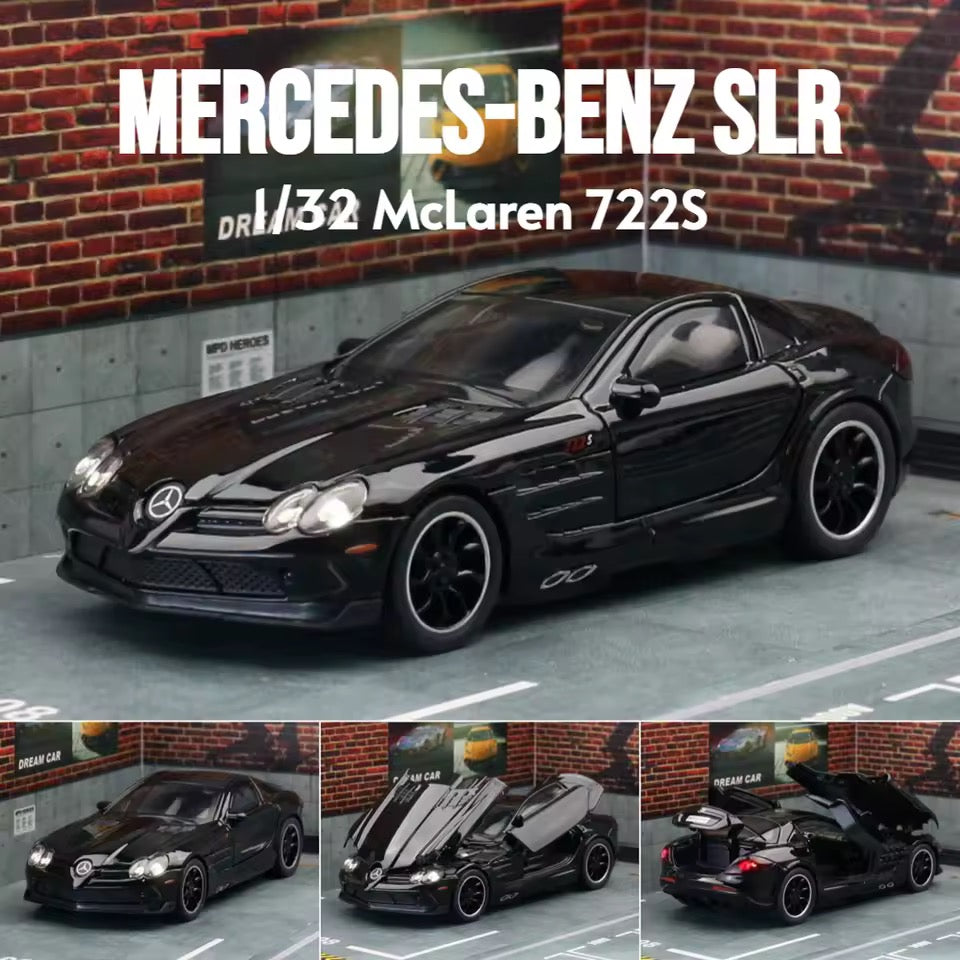 Mercedes SLR toy car with opening gullwing doors