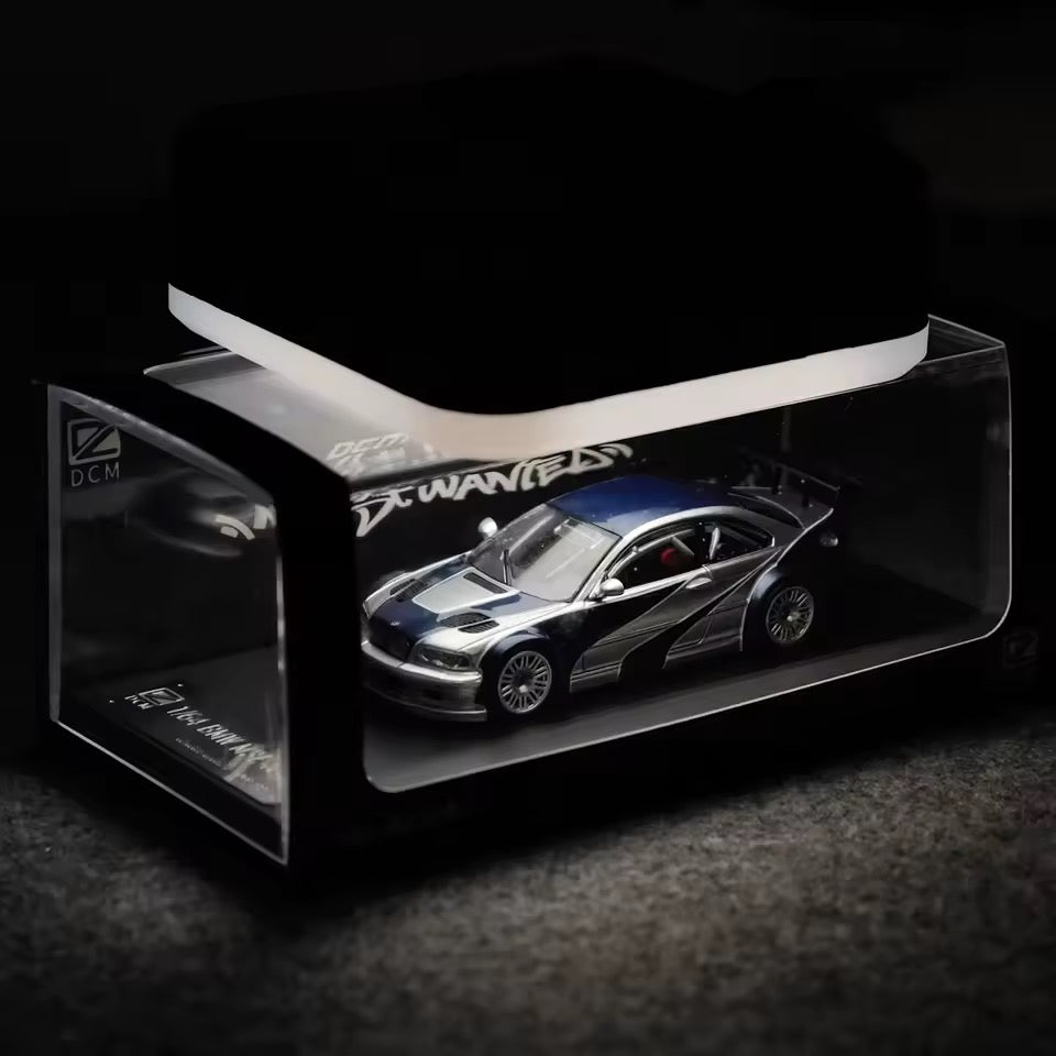 Premium display box for BMW M3 Most Wanted 1/64 model