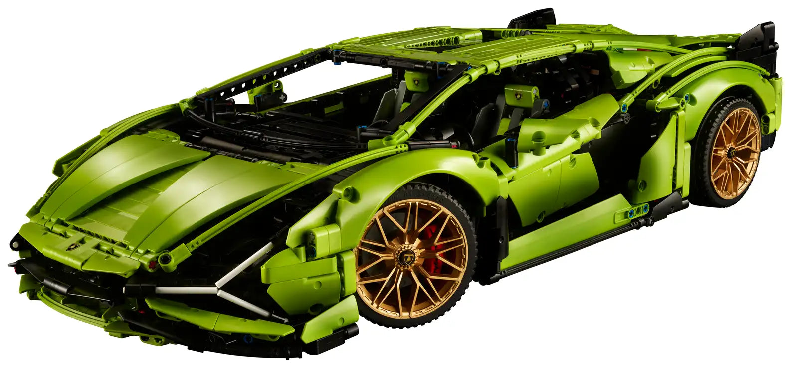 LEGO Technic Lamborghini Sián FKP 37 lime green supercar model