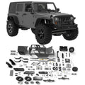 Unassembled metal parts layout for Capo CUB2 model kit