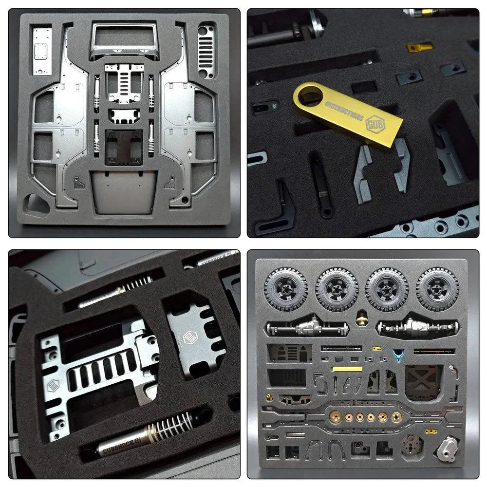Capo CUB2 1/18 All-Metal 4WD RC Crawler Kit – High-Precision Off-Road Model