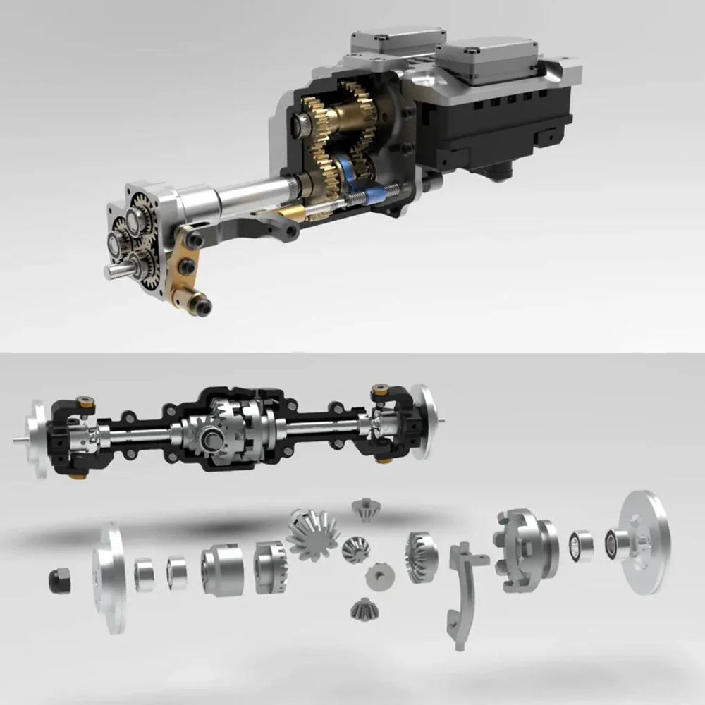 Capo CUB2 1/18 All-Metal 4WD RC Crawler Kit – High-Precision Off-Road Model
