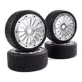 Side profile of polished aluminum RC wheel for MCD XR5