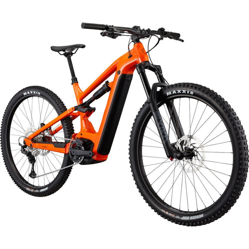 RockShox suspension fork and front wheel of Moterra Neo 4