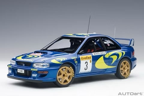 AUTOart 1:18 Subaru Impreza WRC 1997 Monte Carlo Rally side profile