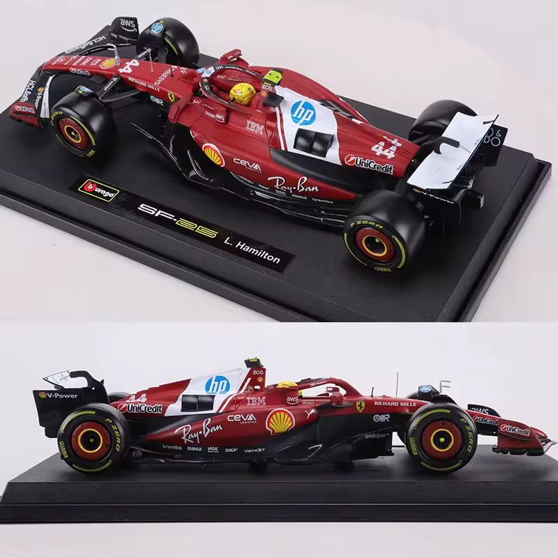 Bburago 1:18 Ferrari SF-25 Charles Leclerc #16 / #44 | 2025 F1 Diecast Model