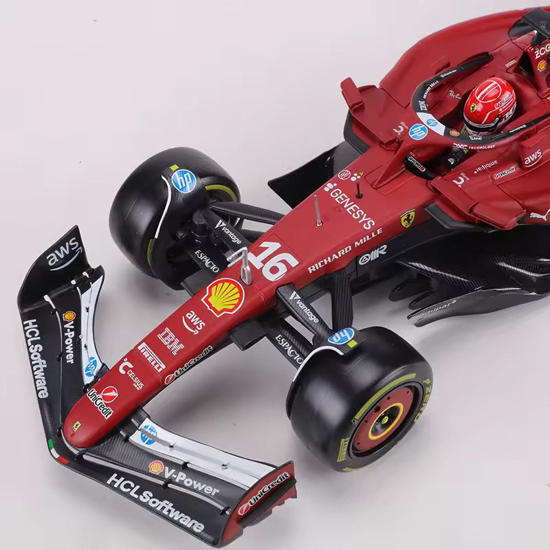 Bburago 1:18 Ferrari SF-25 Charles Leclerc #16 / #44 | 2025 F1 Diecast Model
