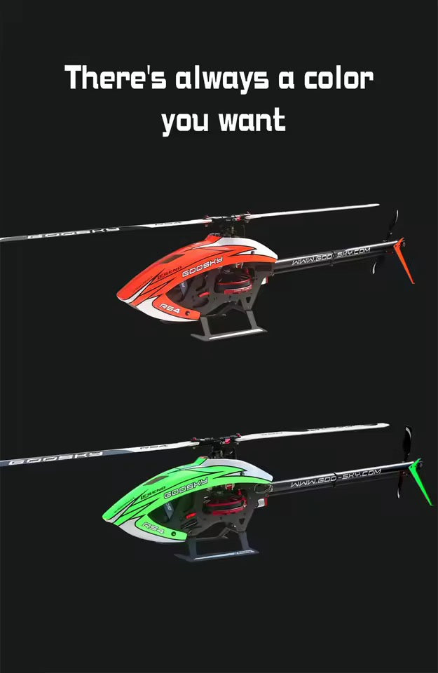 Goosky RS4 Venom BNF RC Helicopter