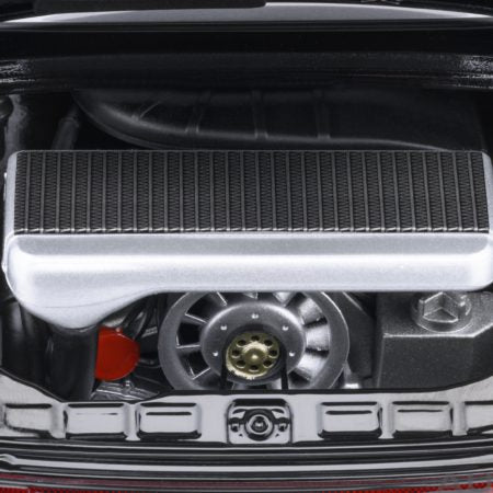 Engine bay detail of AUTOart Porsche 911 930 Turbo 1:18 scale 78158