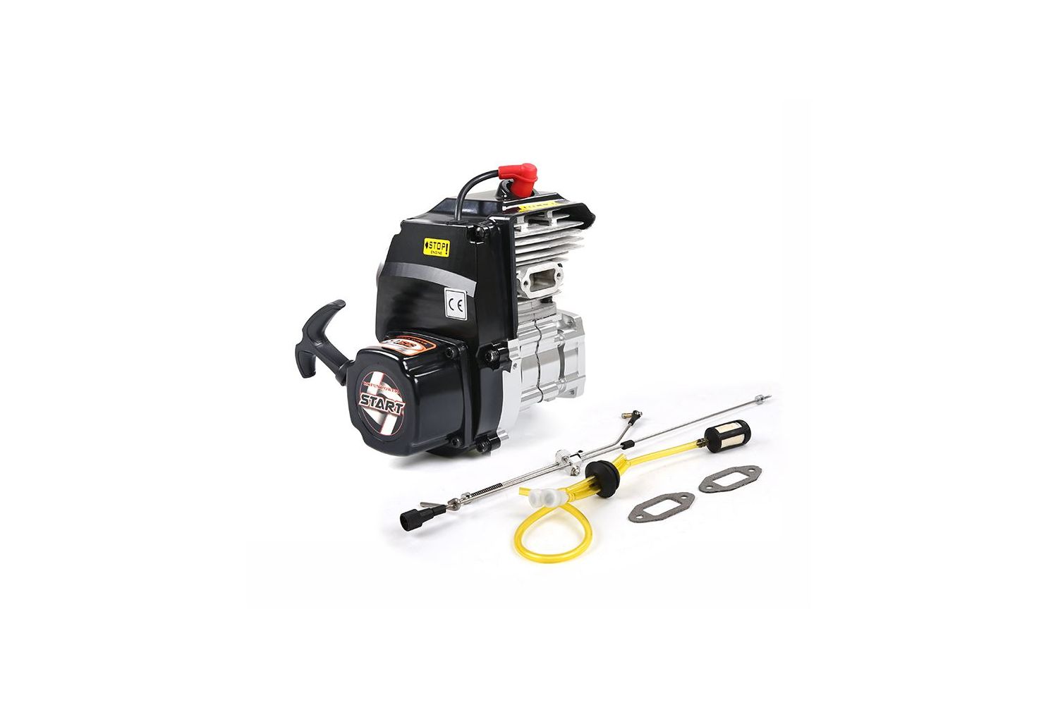 Front profile of the Rovan 71cc 4-Bolt Gas Engine for 1/5 Scale RC