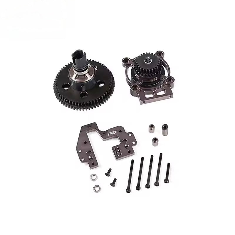 Exploded view of X-SNAP 2-speed transmission gears for Rovan F5
