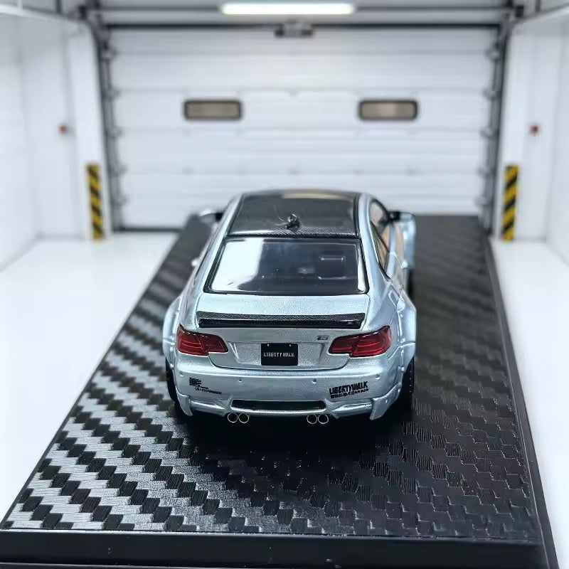 1/64 scale BMW M3 E92 diecast model car rear view
