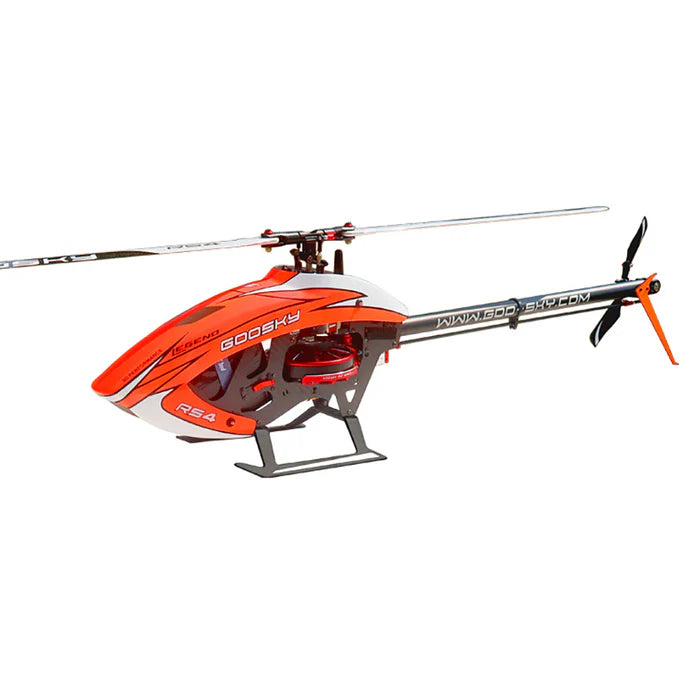 Orange Goosky RS4 Venom RTF RC helicopter with 80A ESC and battery