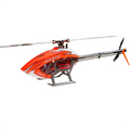 Orange Goosky RS4 Venom BNF RC Helicopter front view